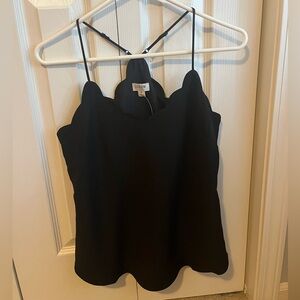 NWT J. Crew Scalloped Tank